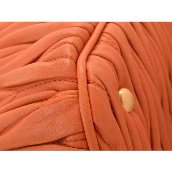 Miu Miu bag Matelasse Papaya - Picture 6 of 12